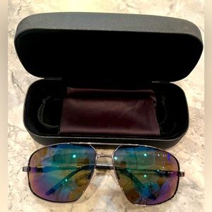 NEW Revo x Jeep Men's Canyon GunMetal Aviator polarized Sunglasses